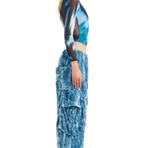 Pants | Collina Strada SKY PLEATED CARGO PANT