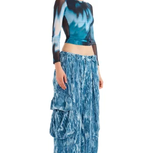 Pants | Collina Strada SKY PLEATED CARGO PANT