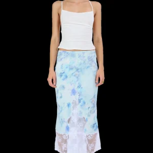 Skirts | Collina Strada SKY SHADOW FLORAL HISS SKIRT