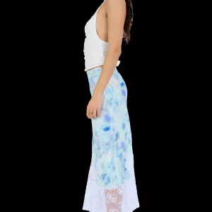 Skirts | Collina Strada SKY SHADOW FLORAL HISS SKIRT
