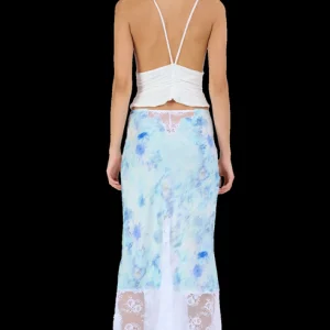 Skirts | Collina Strada SKY SHADOW FLORAL HISS SKIRT