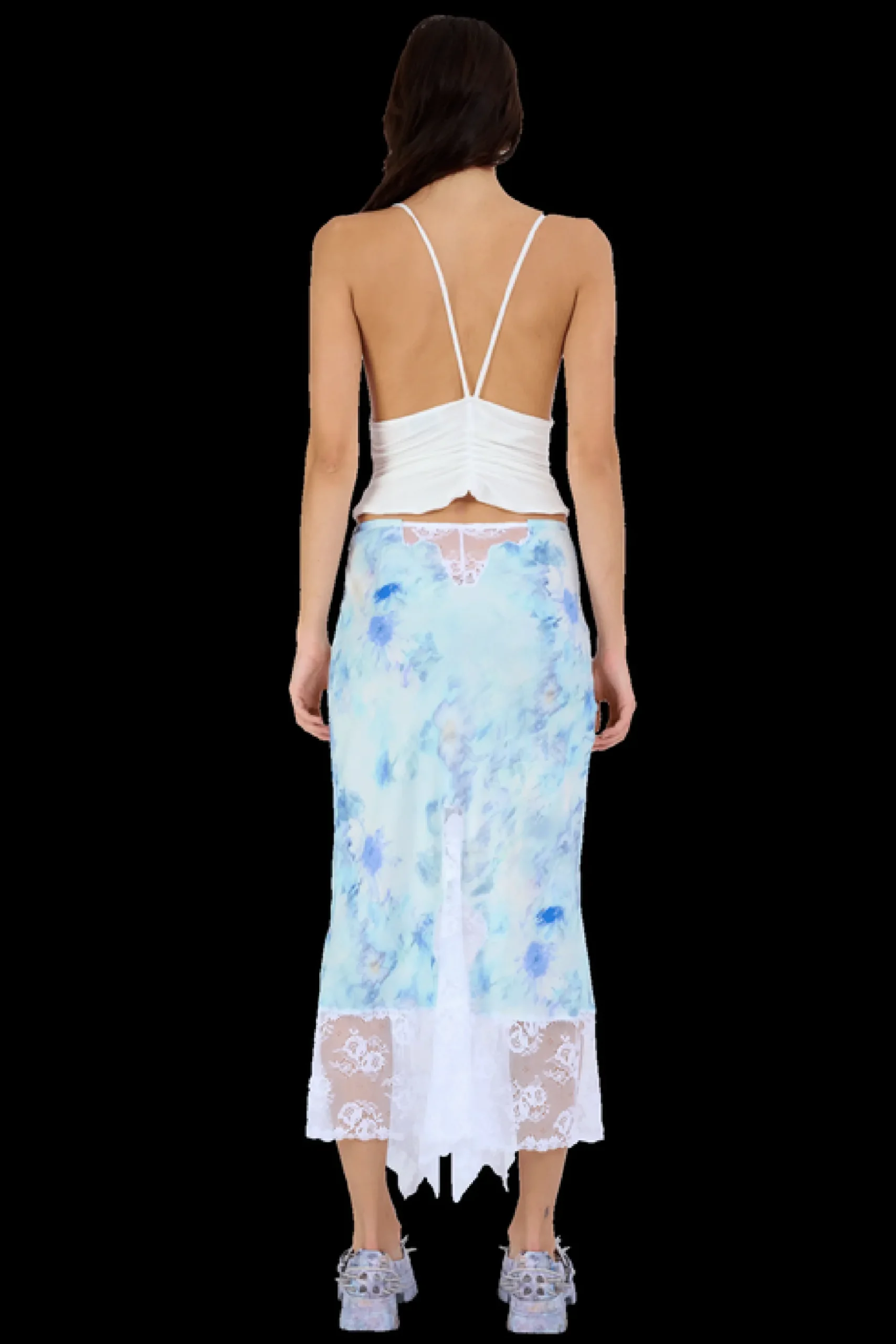 sky_shadow_floral_hiss_skirt_4.webp Skirts | Collina Strada SKY SHADOW FLORAL HISS SKIRT