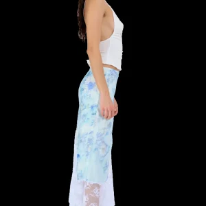 Skirts | Collina Strada SKY SHADOW FLORAL HISS SKIRT