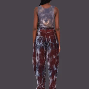 Pants | Collina Strada SMOKEY VELVET GRR PANT