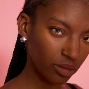 Earrings | Collina Strada SOFT BLUE STARLET EARRINGS