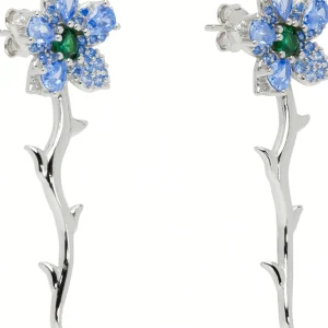 Earrings | Collina Strada SOFT BLUE VINE EARRING