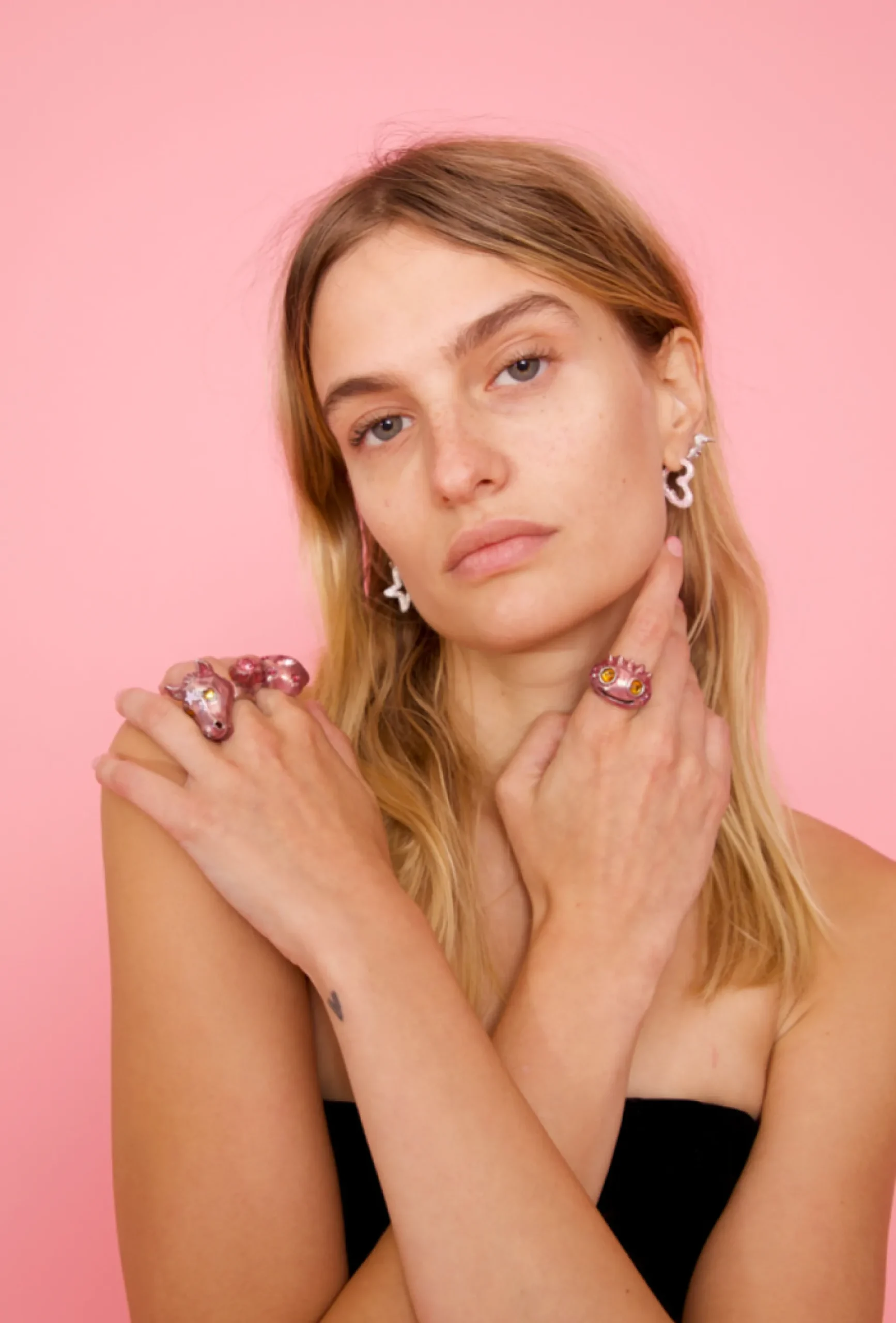 soft_pink_baby_pony_ring_2.webp Rings | Collina Strada SOFT PINK BABY PONY RING