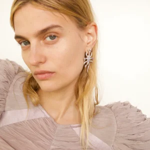 Earrings | Collina Strada SOFT PINK EMERALD ETOILE EARRINGS