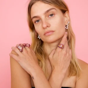 Rings | Collina Strada SOFT PINK LIBERTY FROG