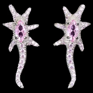 Earrings | Collina Strada SOFT PINK STAR TRAIL EARRINGS
