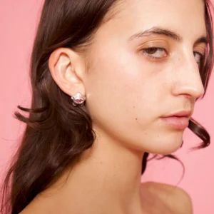 Earrings | Collina Strada SOFT PINK STARLET EARRINGS
