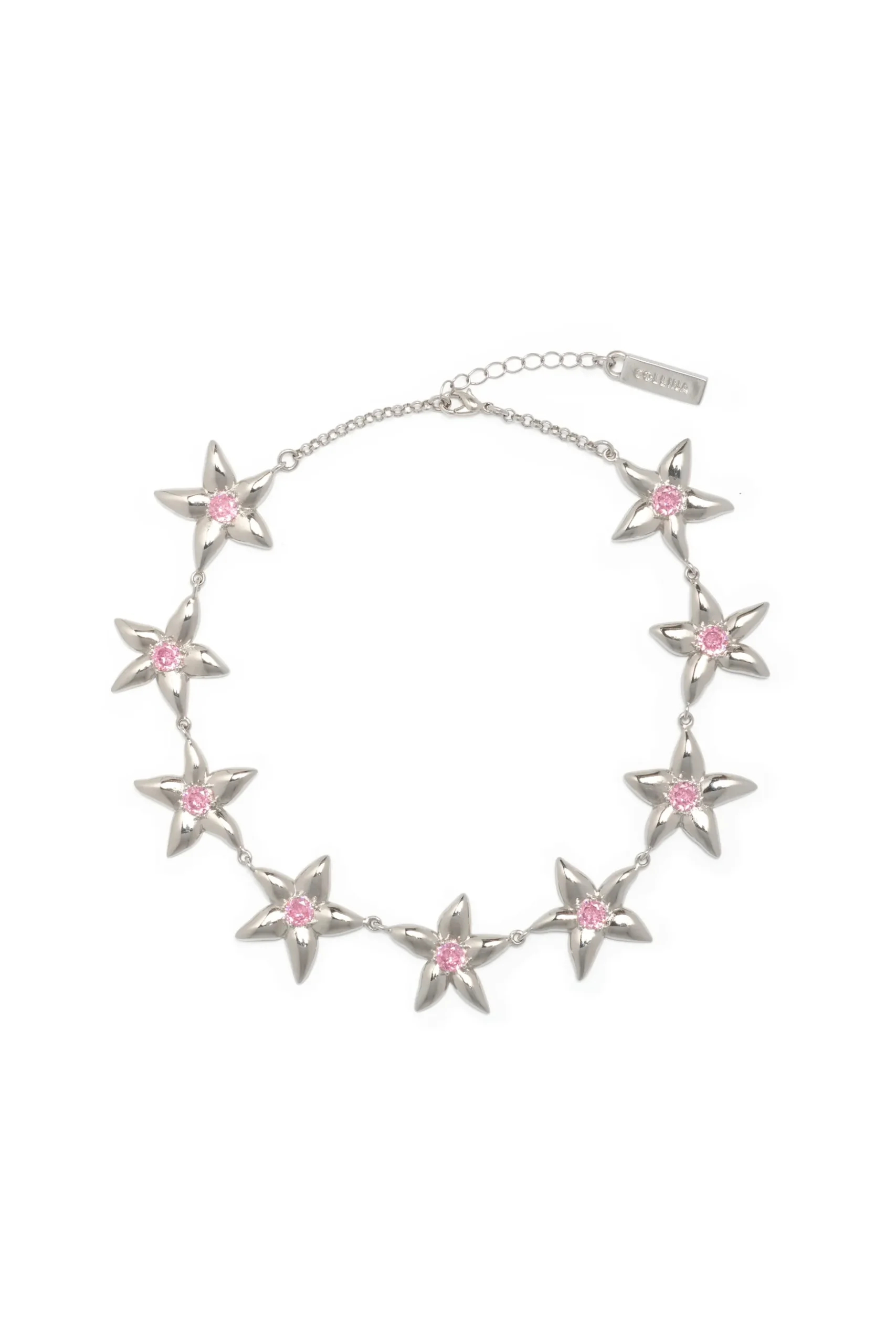 soft_pink_super_starlink_necklace_0.webp Necklaces | Collina Strada SOFT PINK SUPER STARLINK NECKLACE