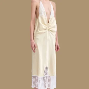 Dresses | Collina Strada SOFT YELLOW COURT SLIP DRESS