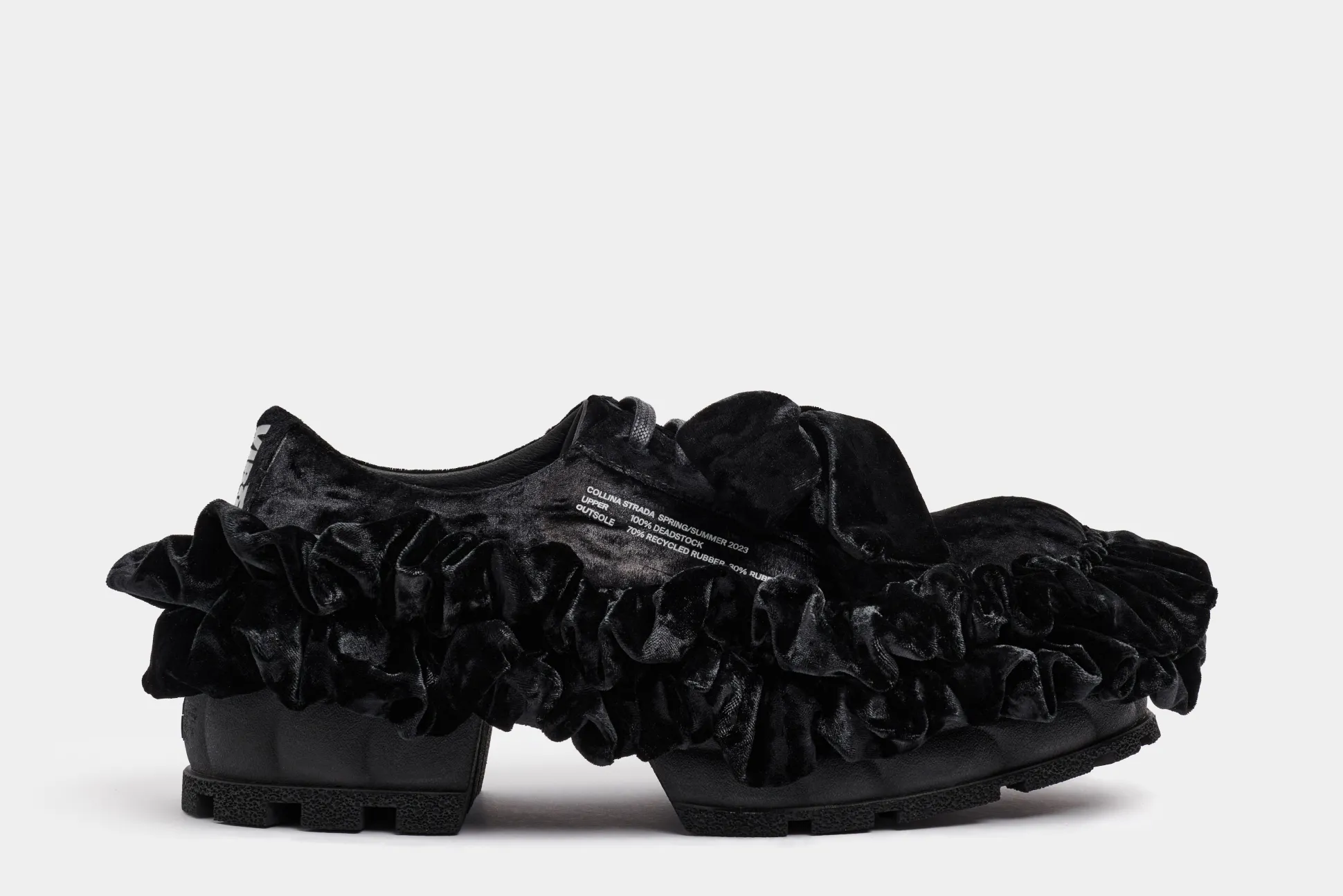 virn_monarch_shoe_black_velvet_0.webp Shoes | Collina Strada Virón MONARCH SHOE BLACK VELVET