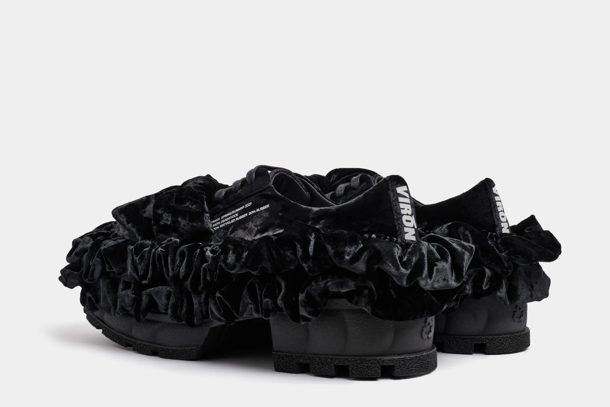virn_monarch_shoe_black_velvet_2.webp Shoes | Collina Strada Virón MONARCH SHOE BLACK VELVET