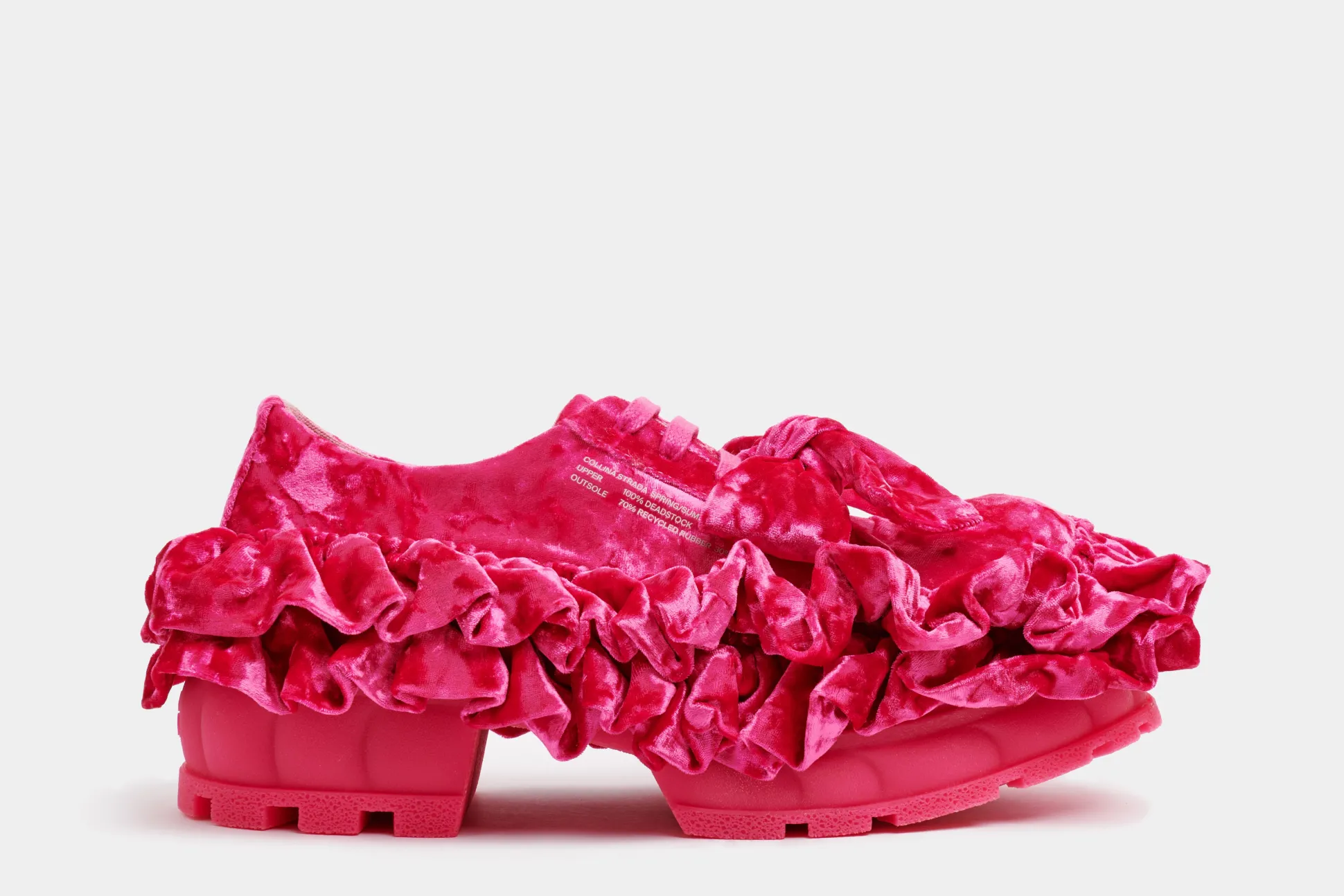 virn_monarch_shoe_pink_velvet_0.webp Shoes | Collina Strada Virón MONARCH SHOE VELVET Pink
