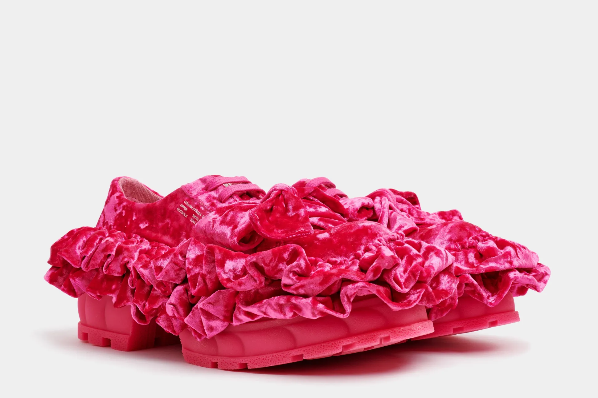 virn_monarch_shoe_pink_velvet_2.webp Shoes | Collina Strada Virón MONARCH SHOE VELVET Pink