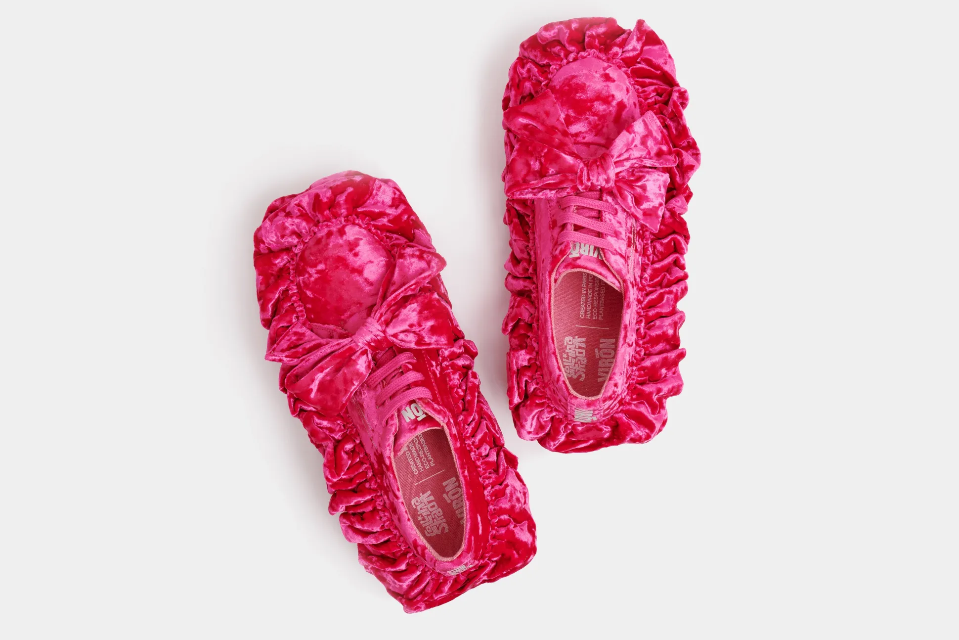 virn_monarch_shoe_pink_velvet_4.webp Shoes | Collina Strada Virón MONARCH SHOE VELVET Pink