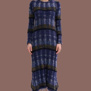 Dresses | Collina Strada VITELLI PURPLE PLAID YURI DRESS