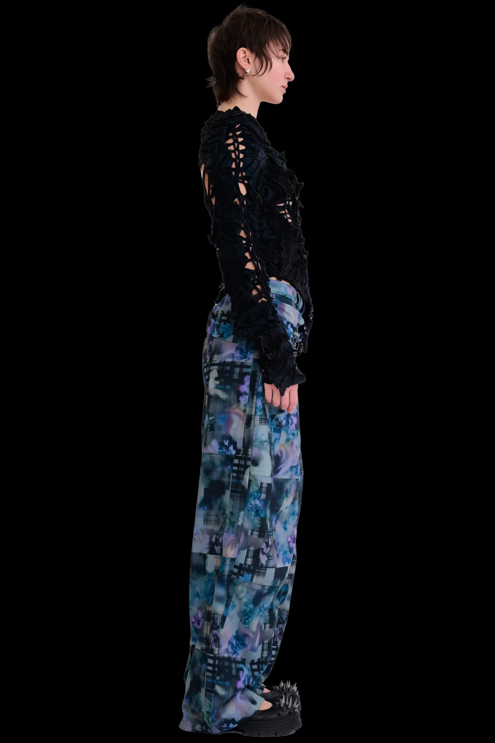 worn_black_ls_chirp_top_3.webp Sweaters & Sweats | Tops | Collina Strada WORN BLACK L/S CHIRP TOP