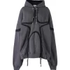 Sweaters & Sweats | Collina Strada WORN BLACK STAR HOODIE