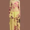 Tops | Collina Strada YELLOW MEADOW PLAID CARDIO NOVA TOP