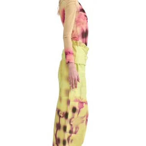 Tops | Collina Strada YELLOW MEADOW PLAID CARDIO NOVA TOP